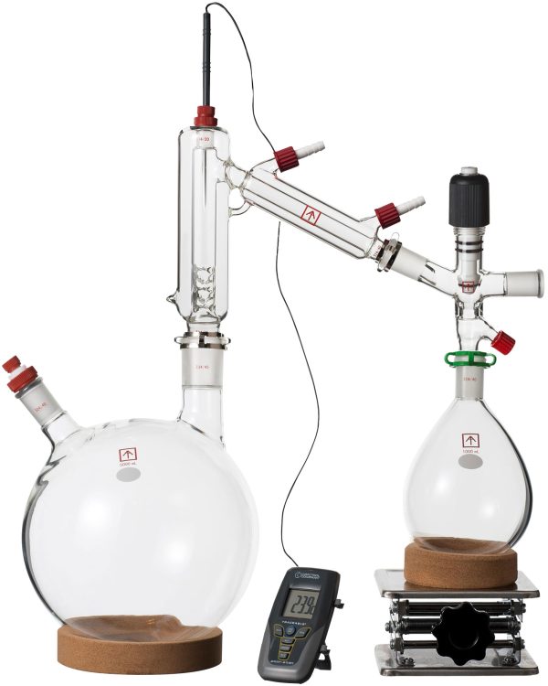 Ai 5 Liter Short Path Distillation Kit with Valved Adapter