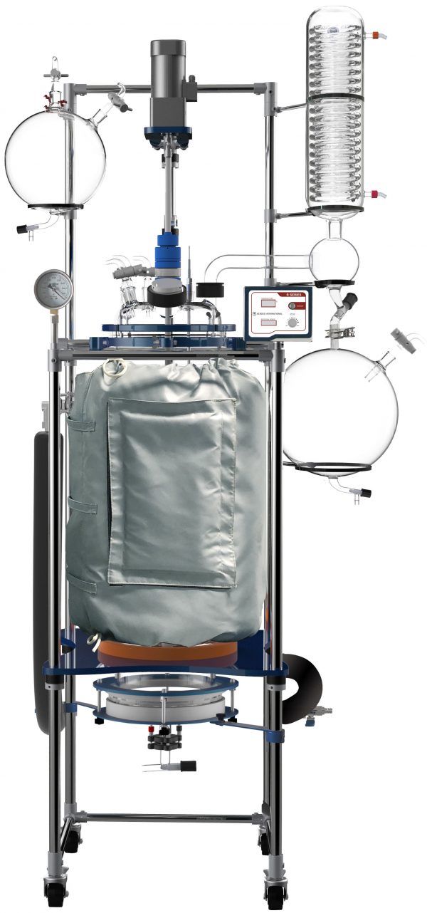 UL/CSA Certified Ai 100L Single Jacketed Filter Glass Reactor Systems
