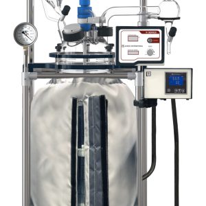 Ai 50L Non-Jacketed Glass Reactor with 200°C Heating Jacket